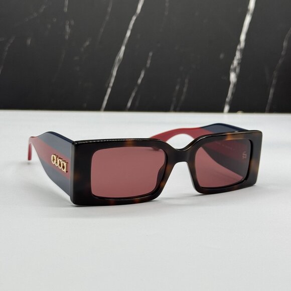 NEW GUCCI GG1860S 002 HAVANA BLUE RED UNISEX SUNGLASSES GUCCI main image 10